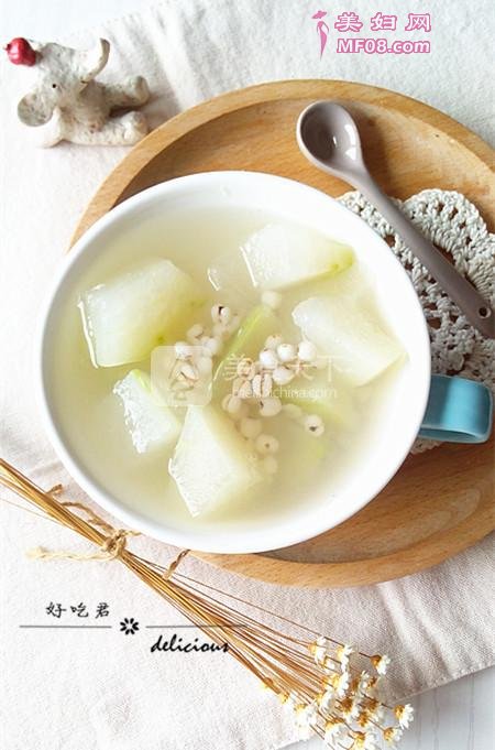 冬瓜薏米糖水的做法