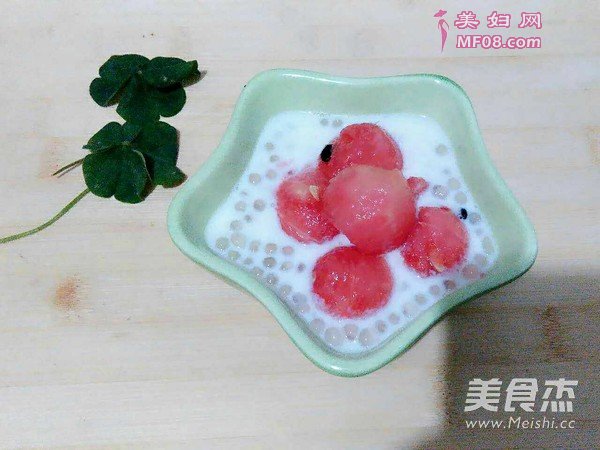 西瓜米露的做法