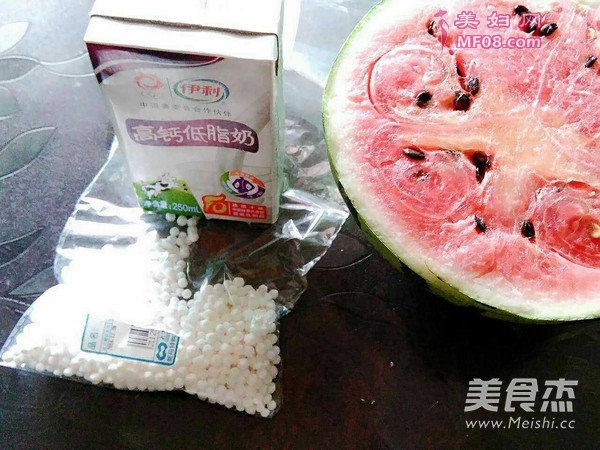 西瓜米露的做法