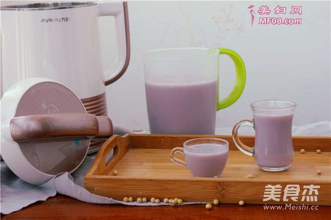 紫薯豆浆的做法
