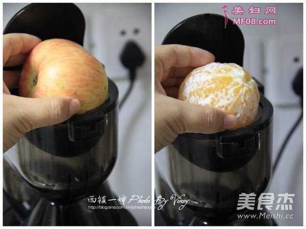 橙子苹果汁的做法