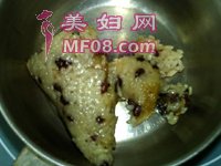 红豆腊肉粽子粥