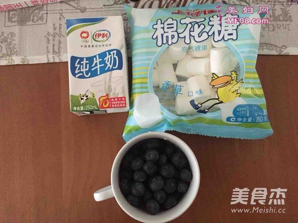 香草蓝莓布丁的做法