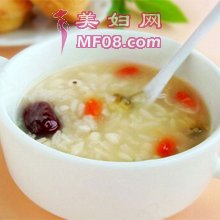 红枣青菜粥的做法