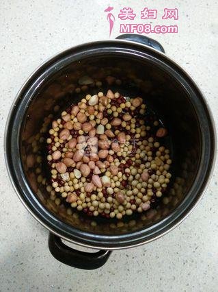 花生红豆豆浆