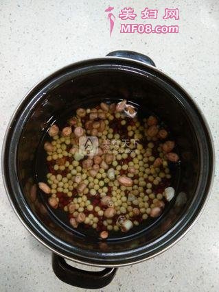 花生红豆豆浆