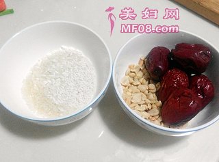 红枣花生米糊