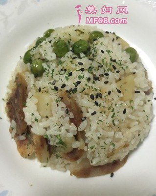 香肠焖饭