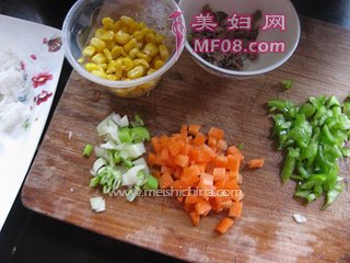 玉米牛肉炒饭