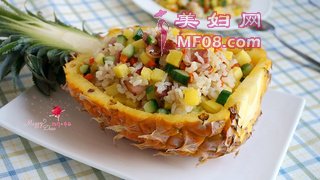 培根菠萝炒饭
