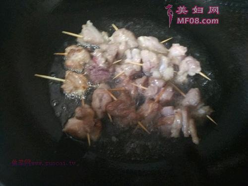 牙签肉的做法
