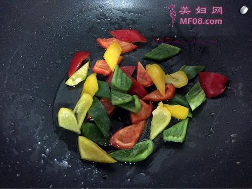 章鱼彩椒的做法