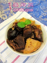 香菇豆干烧野鸭的做法步骤17