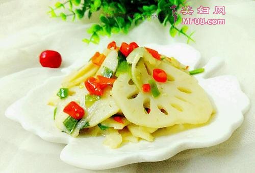 糖醋藕片的做法