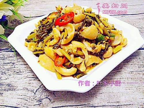 大肠炒酸菜的做法