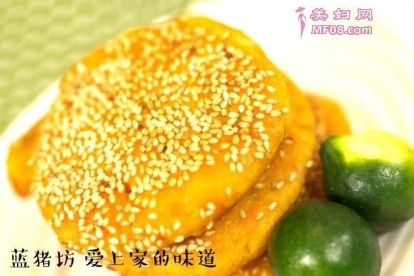芝麻红薯饼