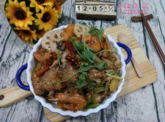 干锅鸡翅虾