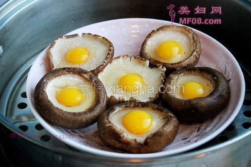 香菇蒸鹌鹑蛋的做法