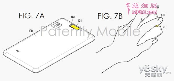 专利曝光 三星Galaxy S8或后置指纹识别器