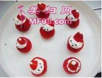 草莓圣诞老人的做法步骤6