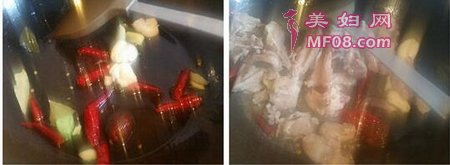 笋干焖鸭锁骨的做法步骤5-6