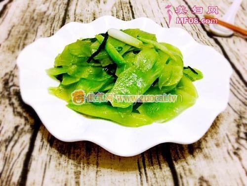 香葱炒莴笋的做法