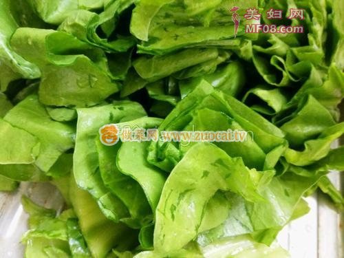 炒厚叶菜的做法
