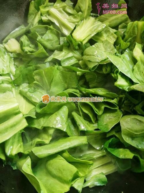 炒厚叶菜的做法