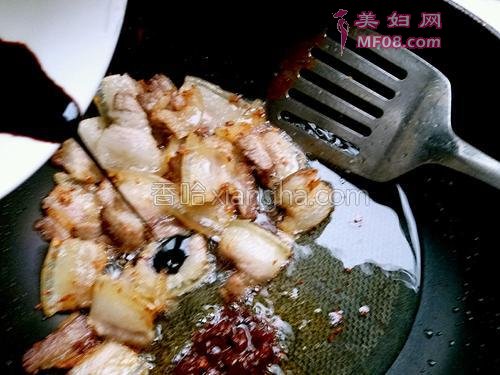香蒜回锅肉的做法