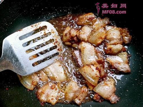 香蒜回锅肉的做法