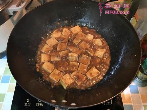 黄豆酱肉末烧豆腐的做法