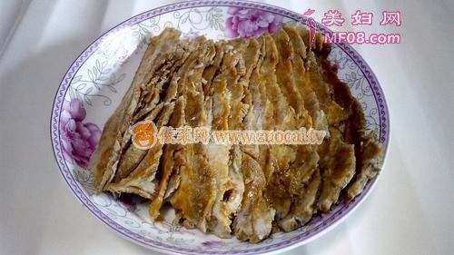 蒸面酱肉片的做法