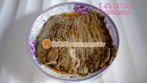 蒸面酱肉片的做法