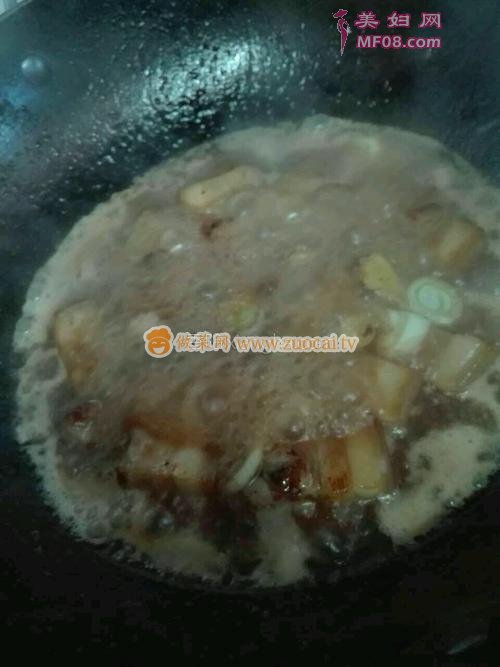 红烧肉炝西蓝花的做法