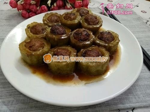 煎酿苦瓜的做法