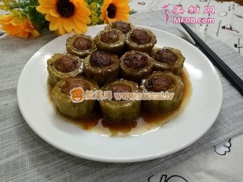 煎酿苦瓜的做法
