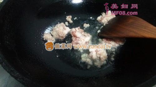 肉末小白菜的做法