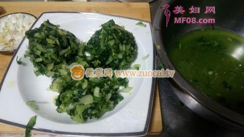 肉末小白菜的做法