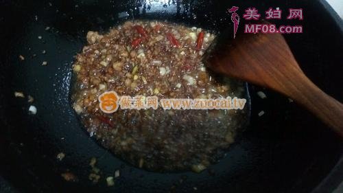 肉末小白菜的做法