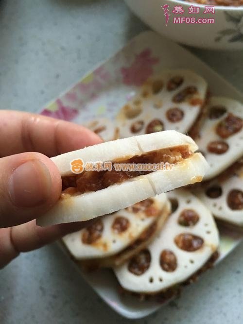 炸藕夹的做法
