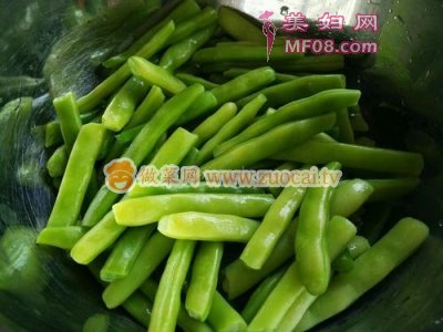 蒜沫四季豆的做法