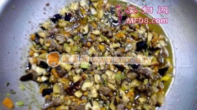 自制香菇肉酱的做法