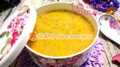 苦荞玉米渣粥的做法