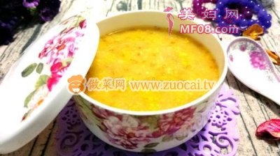 苦荞玉米渣粥的做法