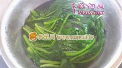 菠菜丸子的做法