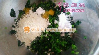 菠菜丸子的做法