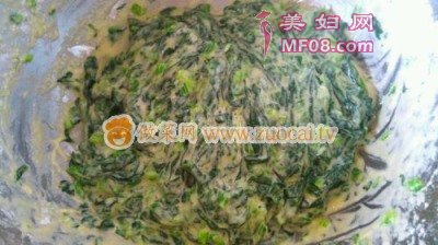 菠菜丸子的做法