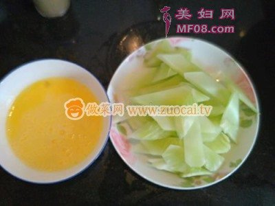 鸡蛋炒莴笋的做法