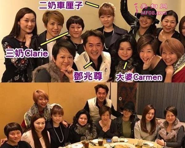 身家过亿仍低调 邓兆尊与三老婆挤地铁