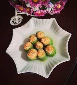 虾泥丝瓜盅最正宗的做法 家常虾泥丝瓜盅的做法